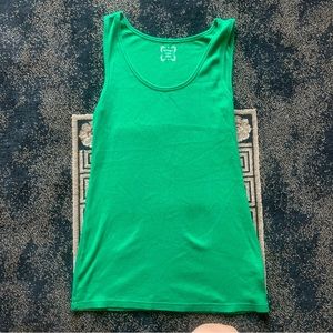 Green Old Navy tank top // sz  XL